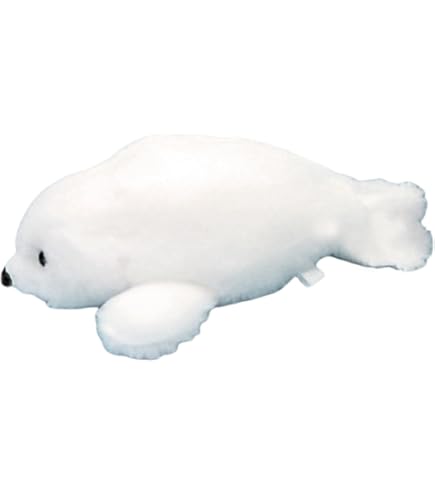 Amazon.co.jp: キュート販売 ゴマフアザラシLL M0059 H25×W40×D70cm